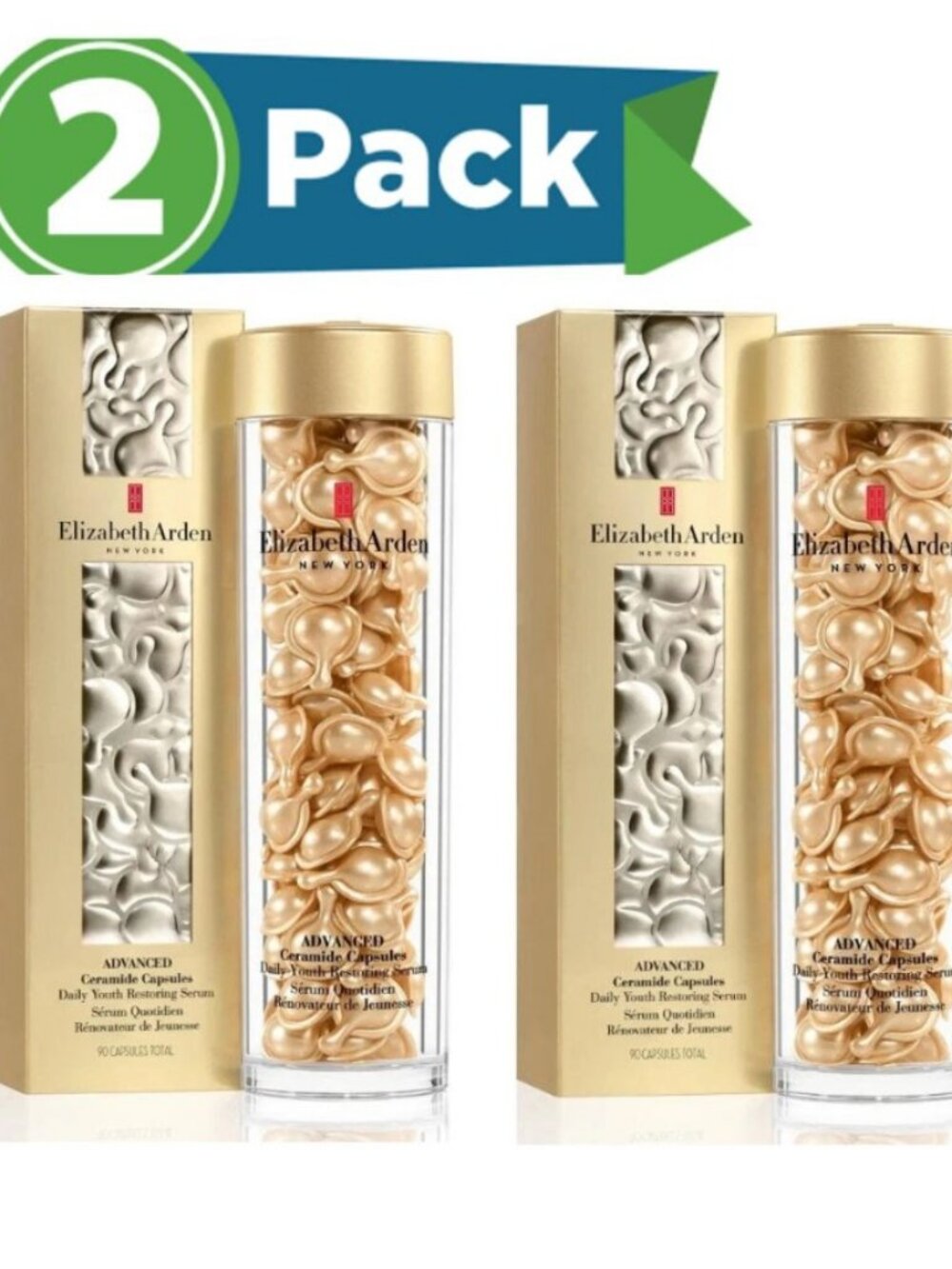 Elizabeth Arden Advanced Ceramide Daily Youth Restoring Serum 90 Capsules Free